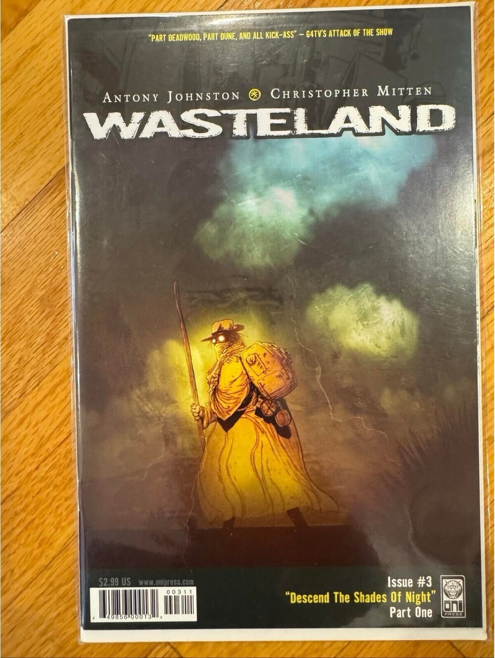 Wasteland #3 Descend the Shades of Night Pt 1 Oni Press 2006 Johnston Mitten